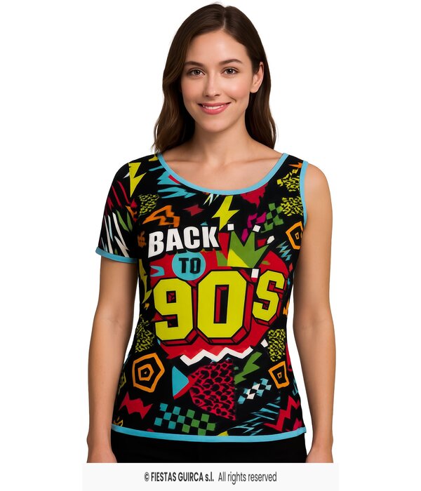 T-shirt Back To The 90's Dames