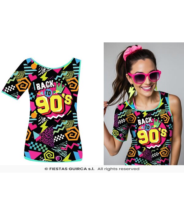T-shirt Back To The 90's Dames