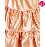 Volangen rok kort goud