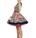 Pop-Art Rock & Roll jurk Dames