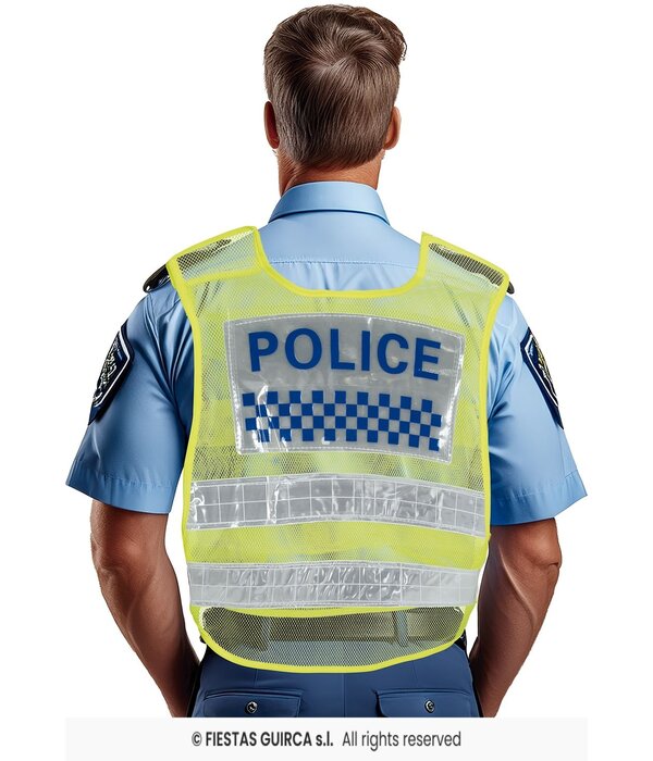 Gele Verkeerspolitie Vest Volwassenen