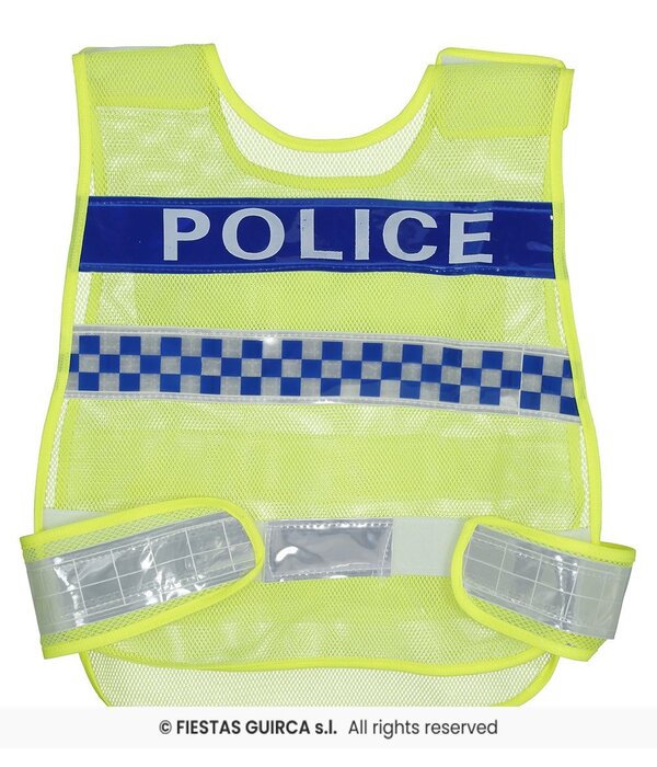Gele Verkeerspolitie Vest Volwassenen