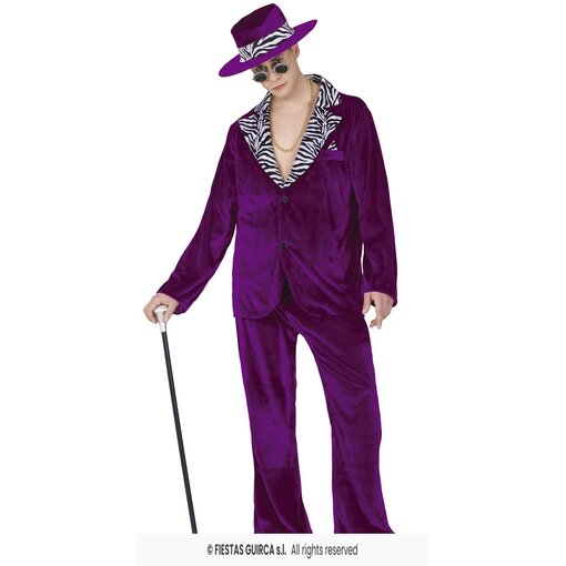 Cool man Pimp Outfit Paars