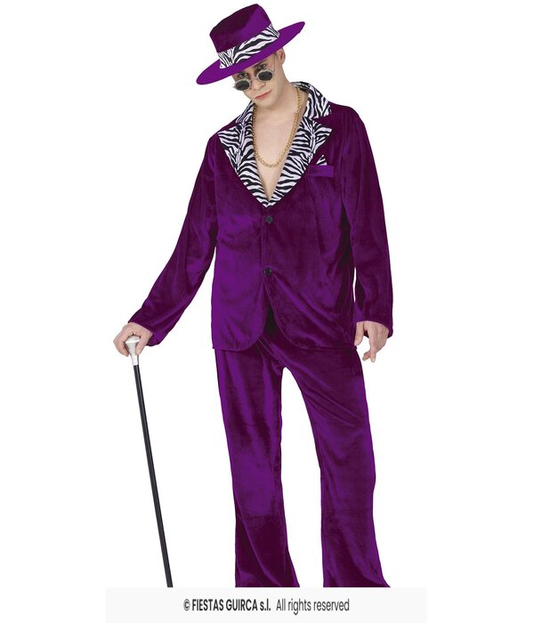 Cool man Pimp Outfit Paars