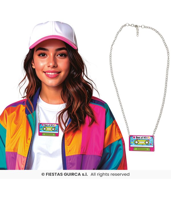 Halsketting Cassettebandje 90's