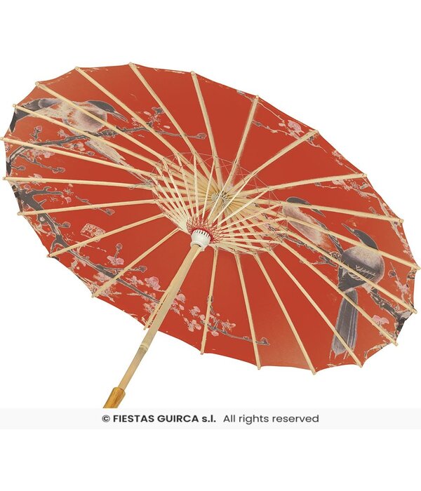 Rode Japanse Paraplu 82cm