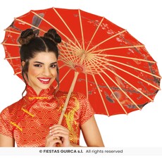 Rode Japanse Paraplu 82cm