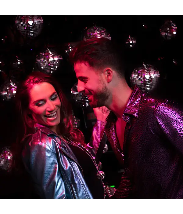 Zilveren discobal 20 cm