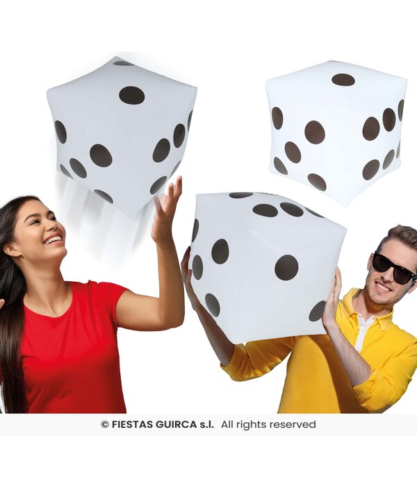 Opblaasbare Dobbelsteen 30cm