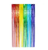 Foliegordijn Metallic regenboog