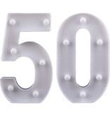 Decoratieve LED Cijferset 50 (26cm)