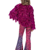 Festival Tinsel Jasje Neon Pink Meisjes