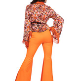 Seventies Outfit Oranje Dames