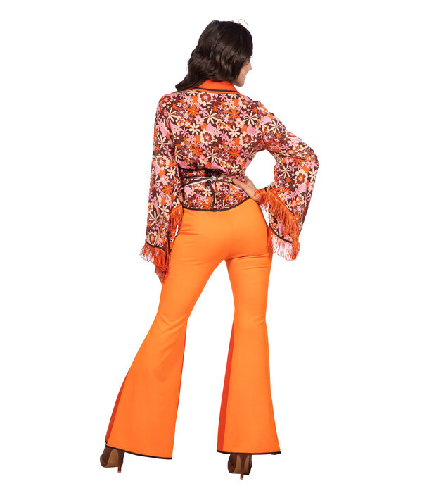 Seventies Outfit Oranje Dames