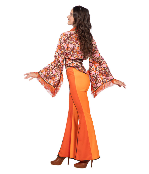 Seventies Outfit Oranje Dames