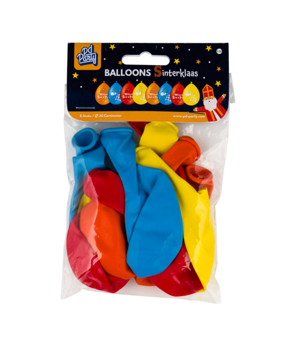 Party balloons - Sinterklaas (8st)