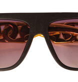 Foute Gangster Bril Zwart/Goud