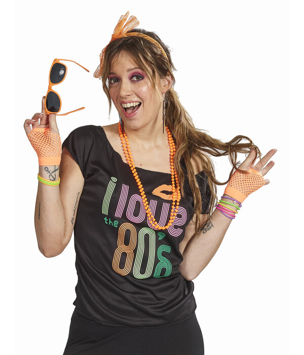 Foute Party Accessoires Set Neon Oranje