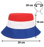 Bucket Hoed Holland Rood Wit Blauw
