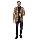 Pailletten Blazer Heren Zwart/Goud/Zilver