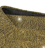 Party Glitter Broek Flared Goud