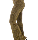 Party Glitter Broek Flared Goud