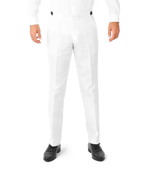 Maatpak Solid White Heren Suitmeister