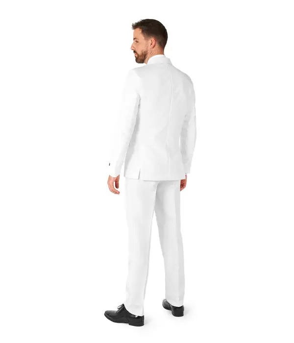 Maatpak Solid White Heren Suitmeister