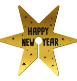 Glas Decoratie Set BlackGold HNY (12st)