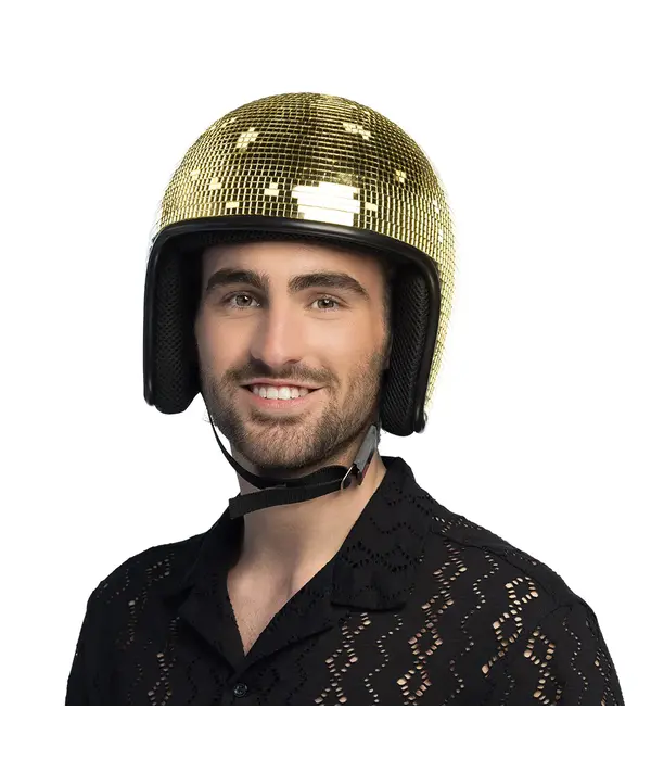 Disco Helm 70s Goud