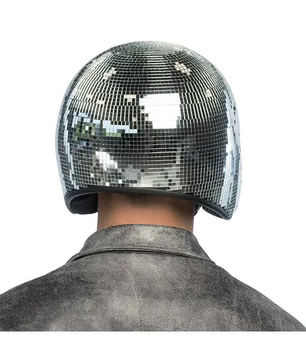 Disco Helm 70s Zilver