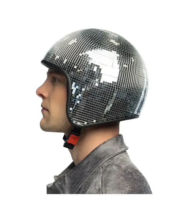 Disco Helm 70s Zilver