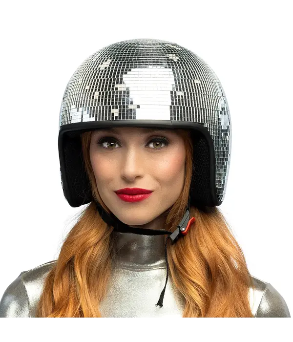 Disco Helm 70s Zilver