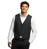 Gilet Pinstripe Zwart Heren