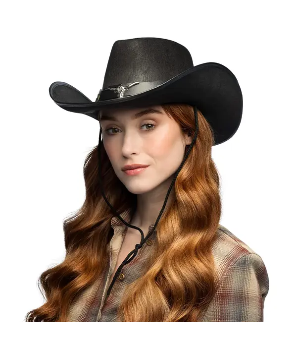 Hoed Cowboy Wyatt zwart