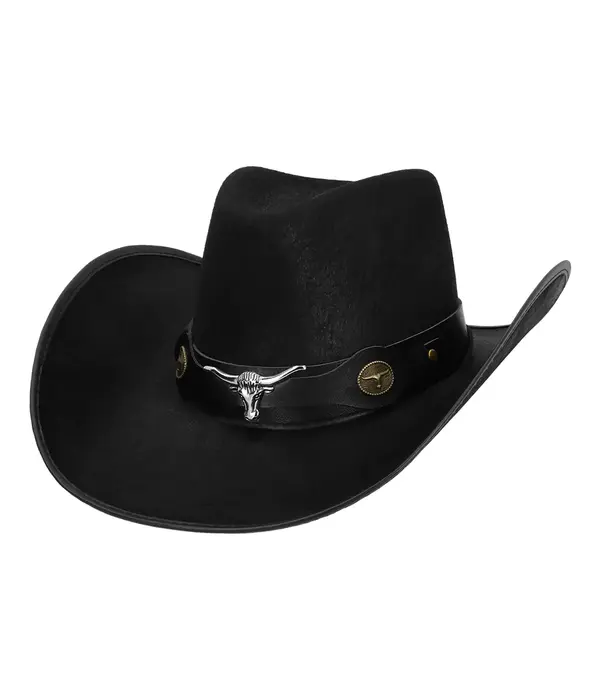 Hoed Cowboy Wyatt zwart