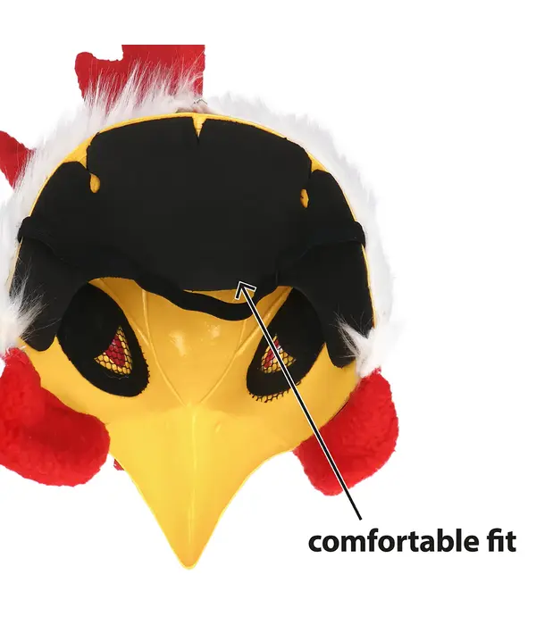 Pluchen Halfmasker Haan