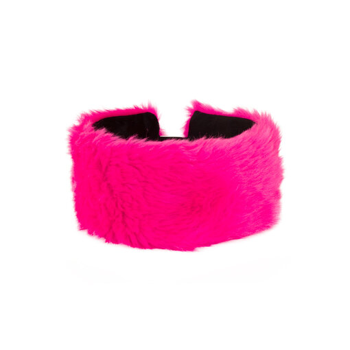 Hoofdband Roze Pluche