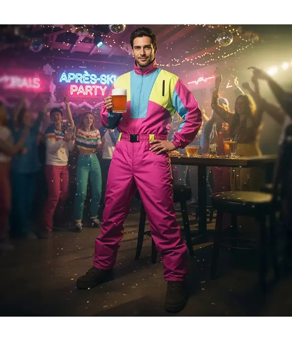 Party Ski Pak Snow Glow Dude Pink