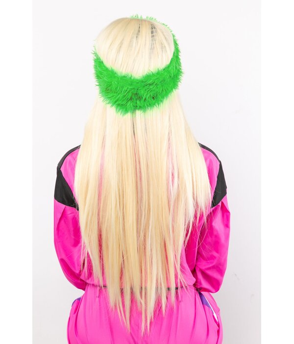 Party Hoofdband Pluche Groen