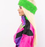 Party Hoofdband Pluche Groen