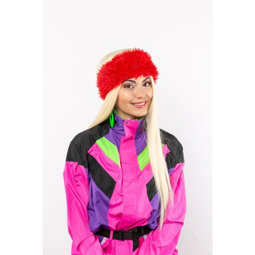 Party Hoofdband Pluche Rood