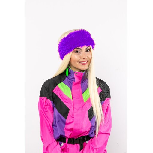 Party Hoofdband Pluche Paars