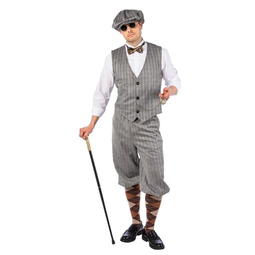 20's Outfit Grijs Heren Clarance