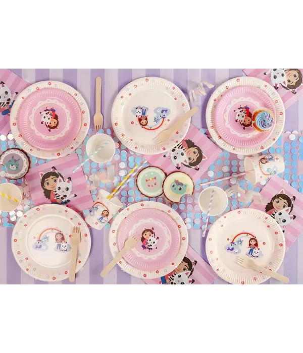 Gabby's Dollhouse bordjes 18cm (6st)
