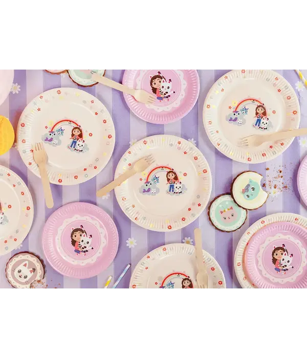 Partyborden Gabby's Dollhouse 23cm (6st)