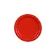 Partybordjes Rood 18cm (6st)