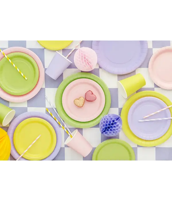 Bordjes Lichtroze 18cm (6st)