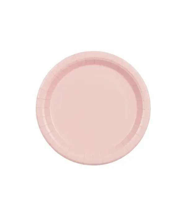 Feestborden Lichtroze 23cm (6st)