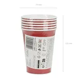 Cups Donkerrood 250ml (6st)